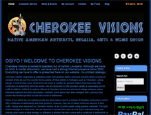 Tablet Screenshot of cherokeevisions.com